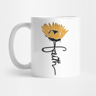 Faith Sunflower Mug